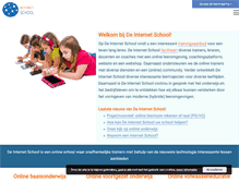 Tablet Screenshot of internetschool.nl